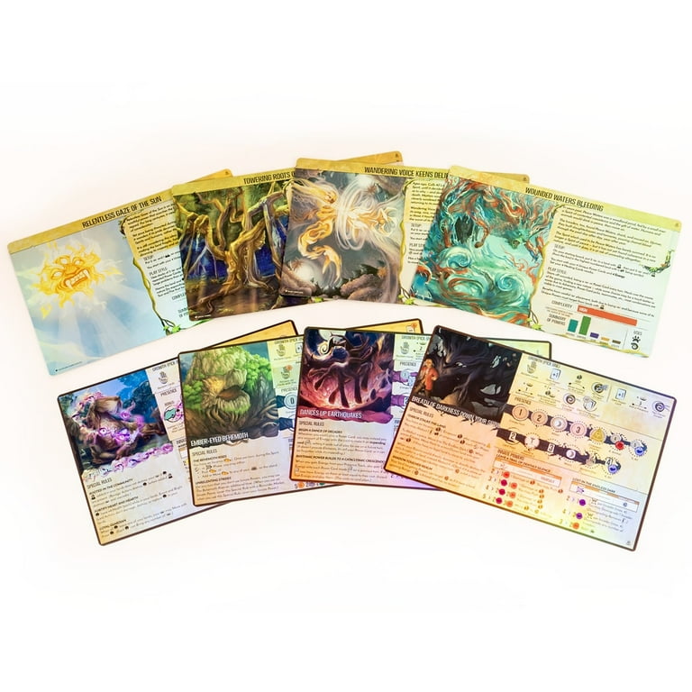 Spirit Island: Nature Incarnate Foil Panels - 8 Spirit Foil Panels
