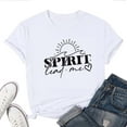 thumbnail image 1 of Spirit Lead Me Faith Women's T-Shirt – Christian Bible Verse Graphic Tee, Inspirational Religious Top, Soft Casual Jesus Shirt, 1 of 5
