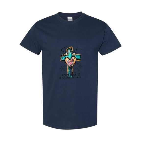 Spirit Lead Me Where My Trust Is Without Borders Religious Faith Hope T-Shirt, for men & women, up to size 5XL