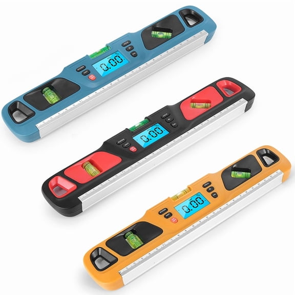 Spirit Level Inclinometer Horizontal Scale Ruler Electronic LED Display Protractor Magnetic Measure Level Gauge C