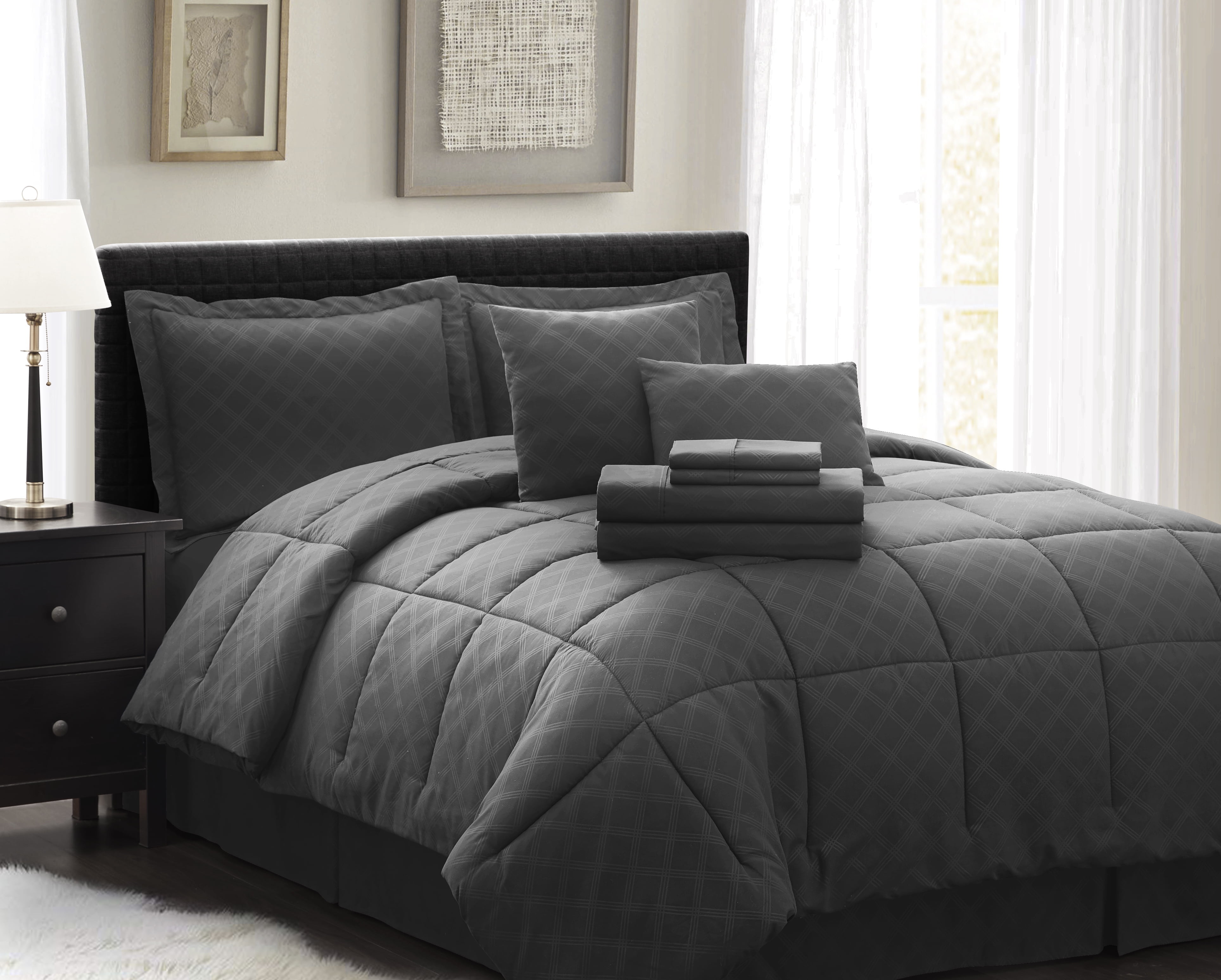 Spirit Linen Home Est. 1988 10PC Bed in a Bag Comforter Set Twin