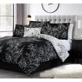 thumbnail image 1 of Spirit Linen Home Foliage Print Microfiber Comforter Set (6-Piece), 1 of 4