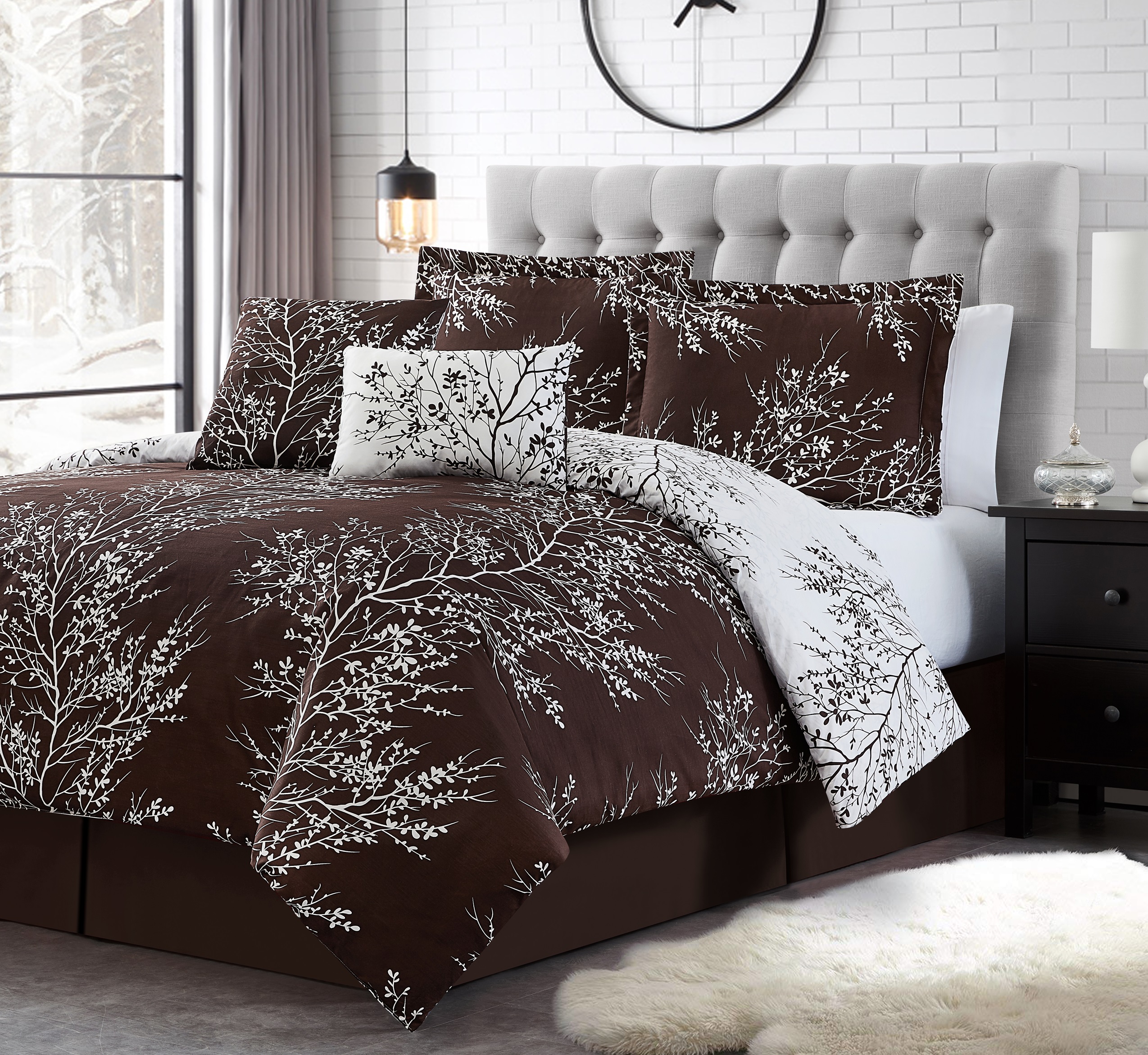 Spirit Linen Home Set Di Lenzuola King Size 6 Pezzi – Microfibra Ultra Morbida, Motivo Paisley, Blu, Facili Da Pulire, Lenzuolo Con Angoli, Piano E Federe