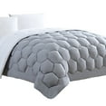 thumbnail image 1 of Spirit Linen Home Est. 1988 Honeycomb 1pc Microfiber Comforter - Twin, Grey/White, 1 of 3
