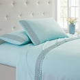 thumbnail image 1 of Spirit Linen Home Est. 1988 Lace Microfiber Sheet Set - Full, Whisper Blue, 1 of 2