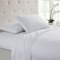 thumbnail image 1 of Spirit Linen Home - King Microfiber Lace White Sheet Set, 1 of 5