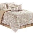 thumbnail image 1 of 6-Piece Reversible Paisley Comforter Polyester Bed Set, 1 of 3
