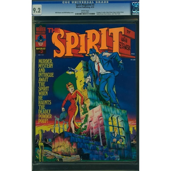Spirit Magazine #2 - CGC 9.2 Comic Book