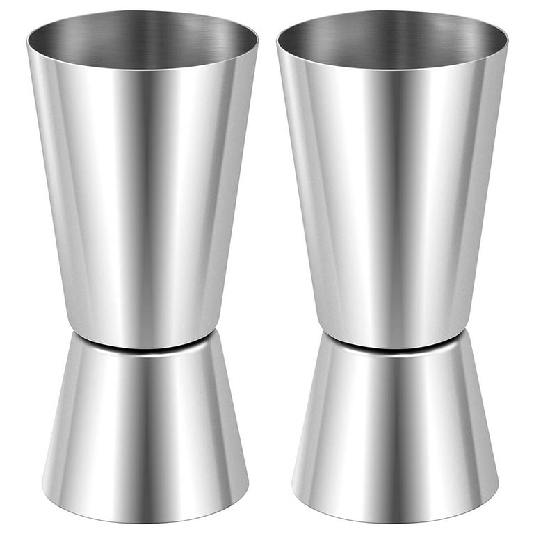 Derrison Heavy Duty Measuring Cup, 70ml Cocktail Jigger with Measuring  Marks from 10ml for each 5ml, Heavy Metal in Mirror Polished, One Jigger
