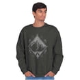thumbnail image 1 of Spirit Mountain Diamond Spiritual Sweatshirt for Men or Women Brisco Brands L, 1 of 6