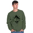thumbnail image 1 of Spirit Mountain Diamond Spiritual Sweatshirt for Men or Women Brisco Brands S, 1 of 6