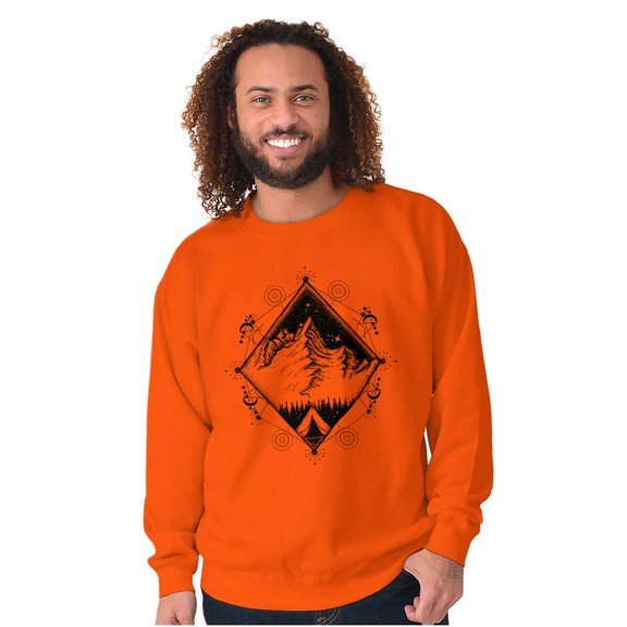 Spirit Mountain Diamond Spiritual Sweatshirt for Men or Women Brisco Brands X