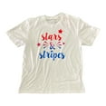 thumbnail image 1 of Spirit Of America Women's PatrioticAmericana Short Sleeve Graphic T-Shirt (White, XXL), 1 of 1