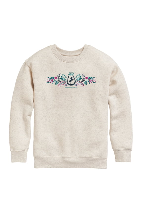 - Portrait Horizontal Chest - Youth Boys Crew Fleece Sweatshirt