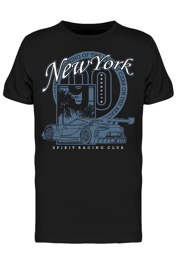 Spirit Racing Club. Race Car T-Shirt Men -Image by Shutterstock, Male x-Large
