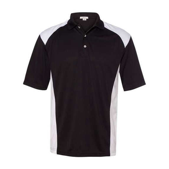 Spirit Racing Colorblocked Moisture-Free Mesh Polo