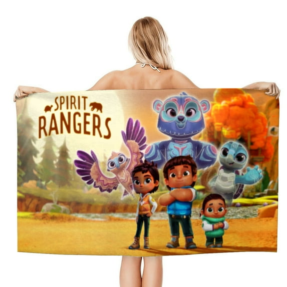 Spirit Rangers Gifts Beach Towel for Women Girl Birthday Inspired Fan Bath Outdoor Music Lover