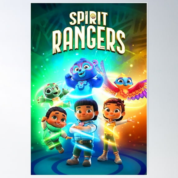 Spirit Rangers Poster Wall Art, Modern Wall Decor For Living Room Bedroom, 24x36 UNFRAMED