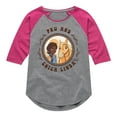thumbnail image 1 of Spirit Riding Free - Pru And Chica Linda - Toddler And Youth Girls Raglan Graphic T-Shirt, 1 of 5