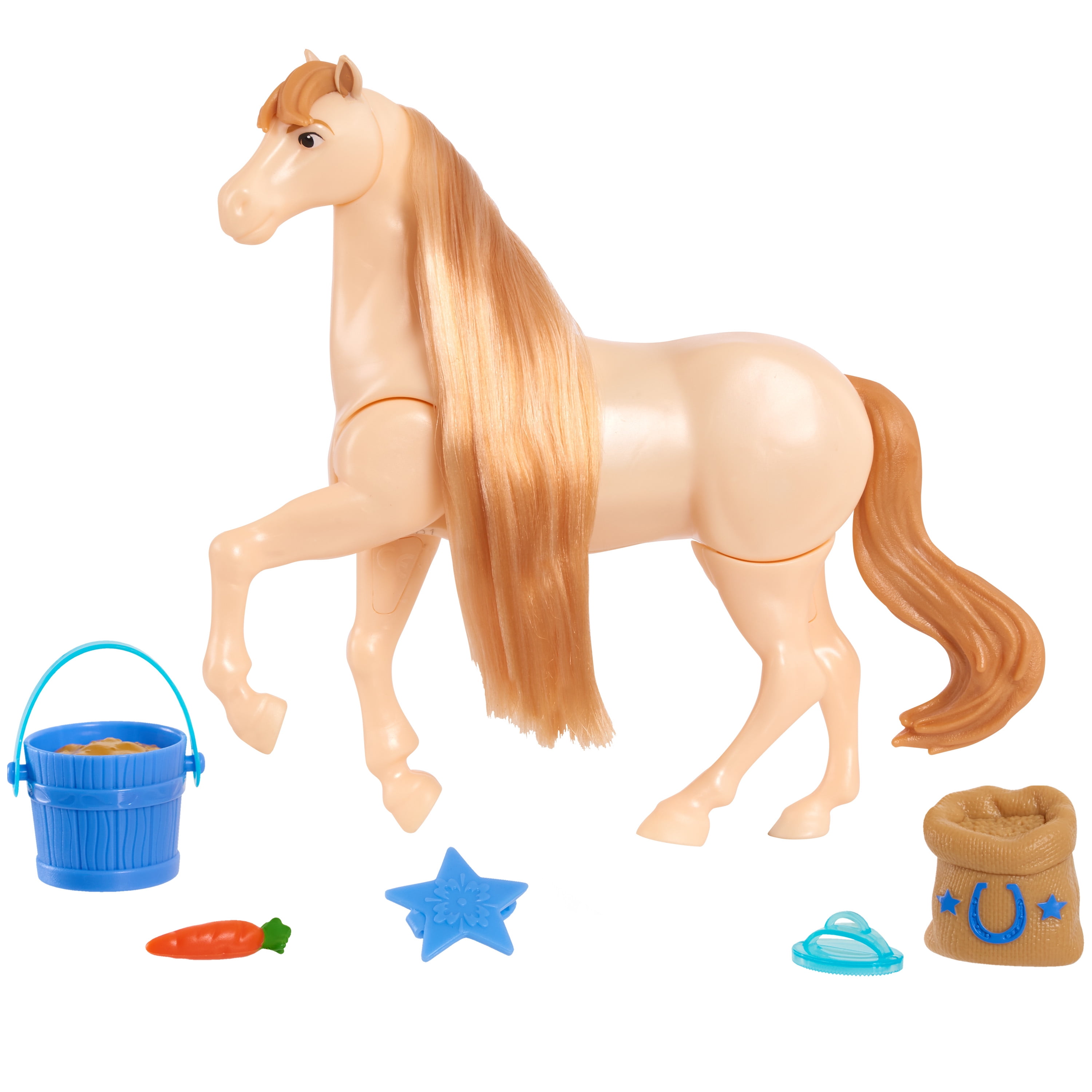 DREAMWORKS SPIRIT RIDING FREE Spirit Riding Free Sounds and Action Horse Feed Set - Mystery