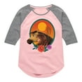 thumbnail image 1 of Spirit Riding Free - Spirit Lucky Portrait - Toddler And Youth Girls Raglan Graphic T-Shirt, 1 of 5