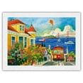 thumbnail image 1 of Spirit of San Francisco - California Bay Area - Cable Car Golden Gate Bridge - From an Original Watercolor Painting by Robin Wethe Altman - Japanese Unryu Rice Paper Art Print 24 x 32 in, 1 of 4