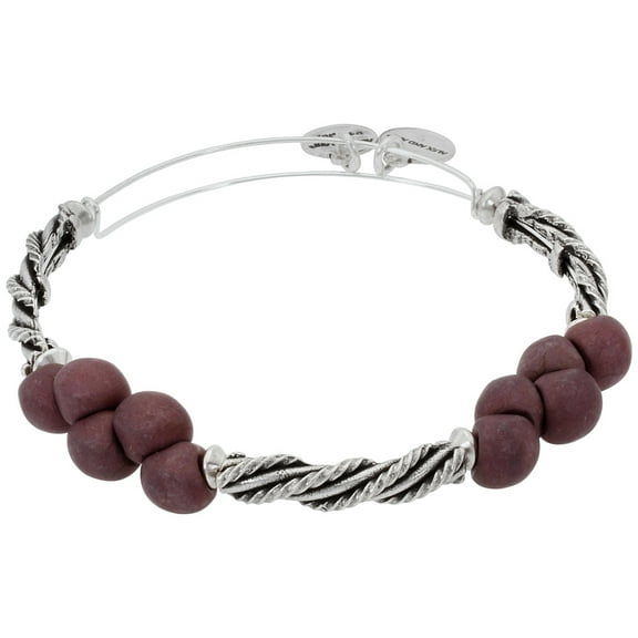 Spirit Spiral EWB, Plum Bangle Bracelet