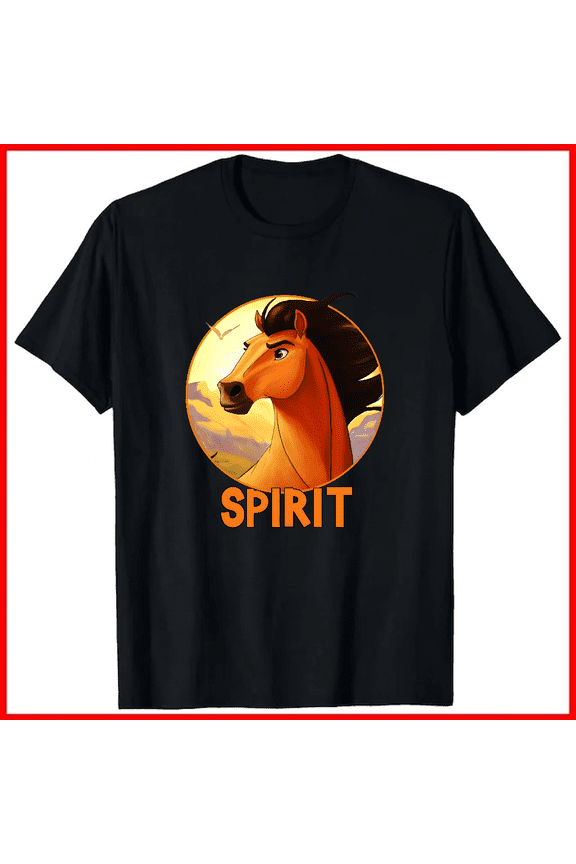 Spirit Stallion of The Cimarron Movie Fan Equestrian Vibe Unisex T-Shirt V18784 ,up to size 5XL