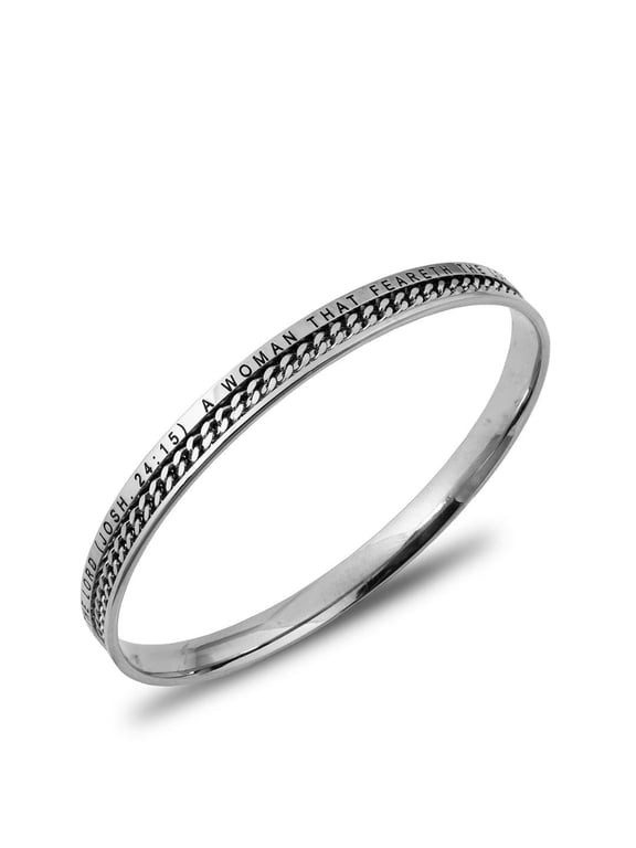 Spirit & Truth Jewelry 350601 Womens Bracelet - Girls Chain - Large - Woman of God - 8 in.