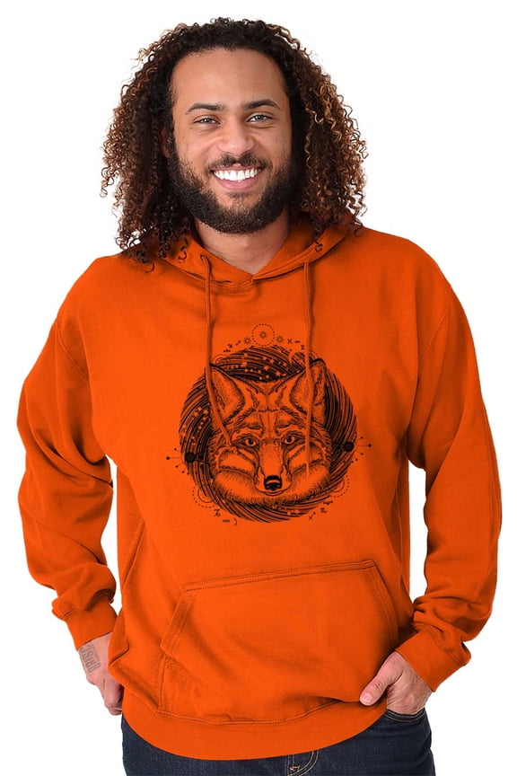Spirit Wolf Pack Swirl Symbol Animal Hoodie Sweatshirt Women Men Brisco Brands L