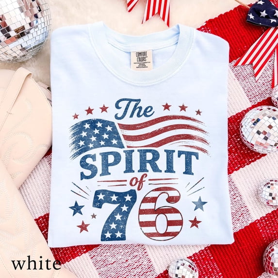 Spirit of 76 American Flag Graphic T-Shirt