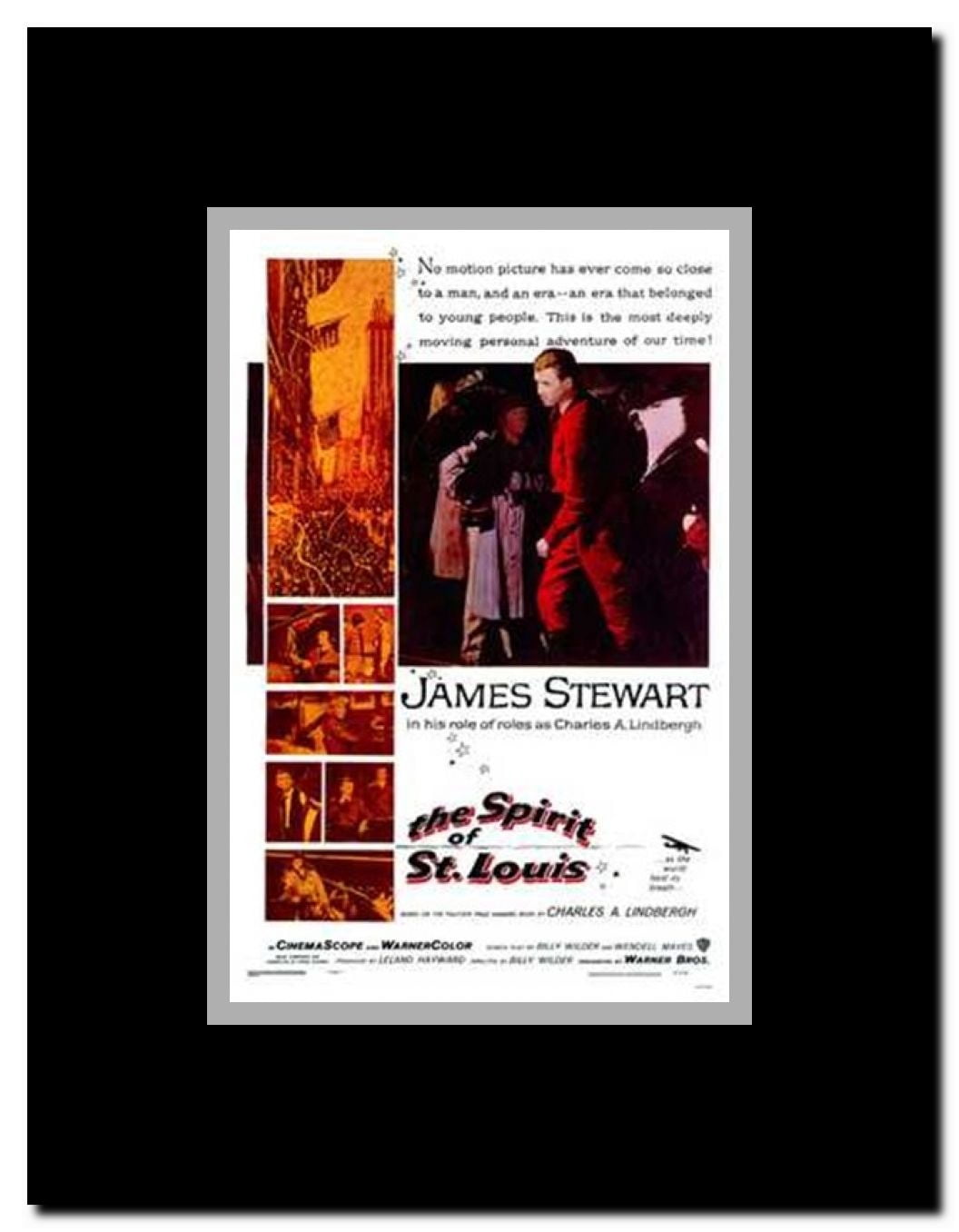 Spirit of St Louis Framed Movie Poster