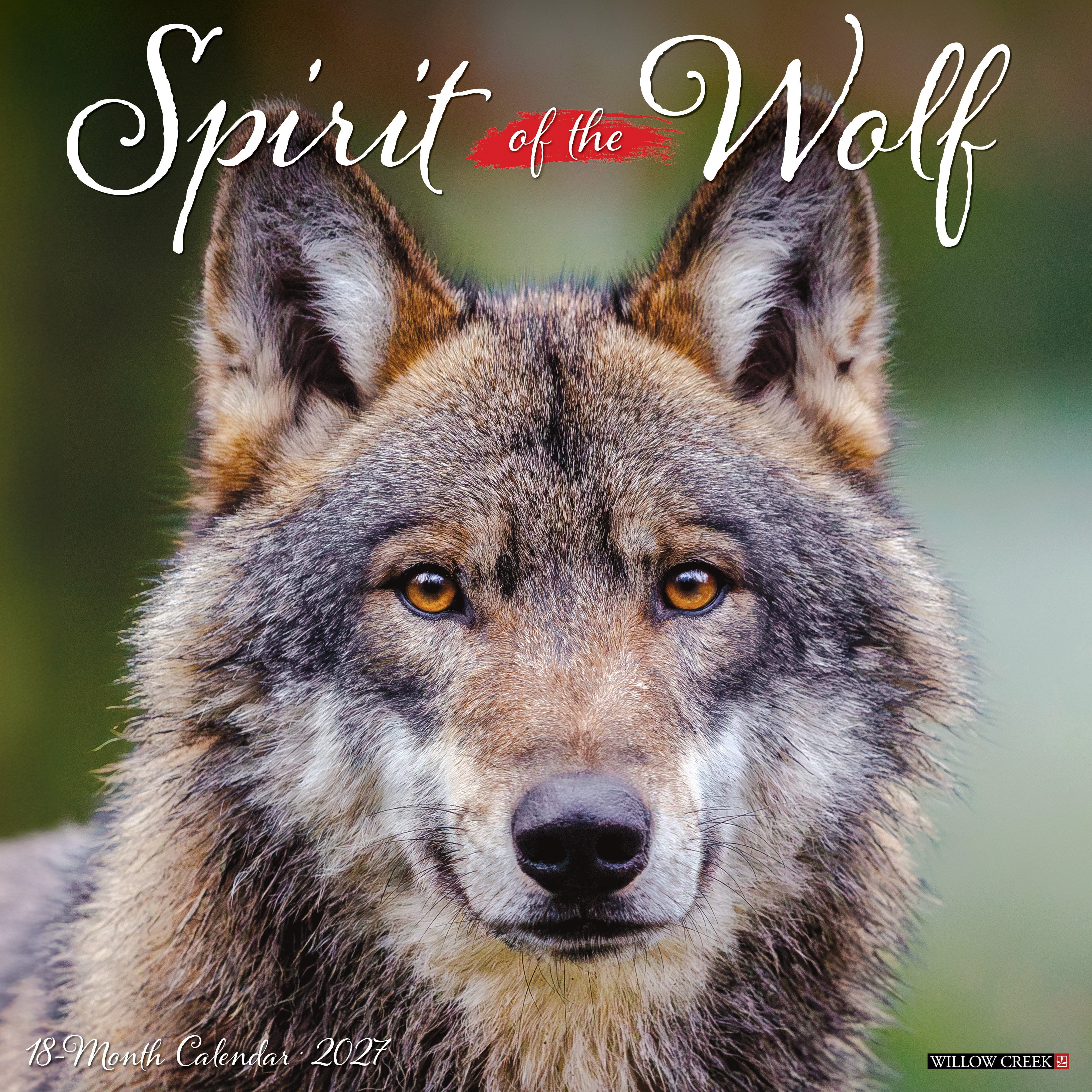 Willow Creek Press, Spirit of the Wolf 2027 Wall Calendar