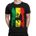 thumbnail image 1 of SpiritForged Apparel Distressed Rasta Flag Men's T-Shirt, 1 of 5
