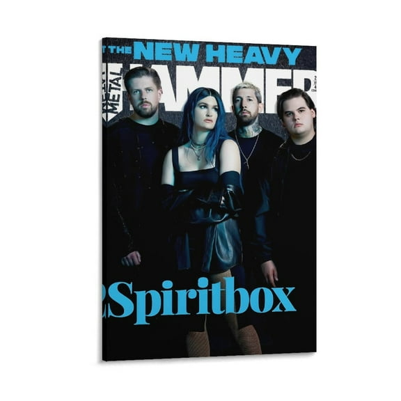 Spiritbox Art Metallic Rock And Roll Poster Posters Wall Art Painting Canvas Gift Living Room Prints Bedroom Decor Poster Artworks 12x18inch(30x45cm)