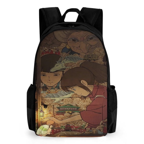 Spirited Away Backpacks Bookbag Casual Daypack Backpacks for Travel Work Camping Office
