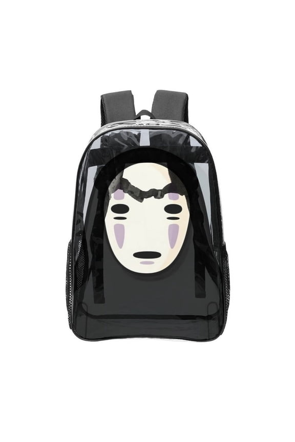 Spirited Away Pattern Transparent Backpack Lightweight And fashionable Showcasing Personality And Leading The Trend