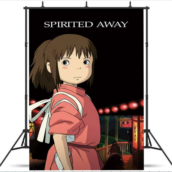 Spirited Away Sen to Chihiro no kamikakushi school Backdrop Background Banner Birthday Party Supplies Taspestry Wall Decor Poster Lover