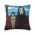 thumbnail image 1 of Spirited Away Throw Pillow Cover Decoration Pillow Case Cushion Home Decor for Home Sofa Couch 22"x22", 1 of 7