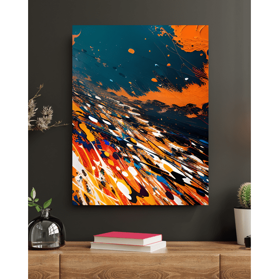 Spirited Expressions - Abstract Expressionism Canvas Wall Art