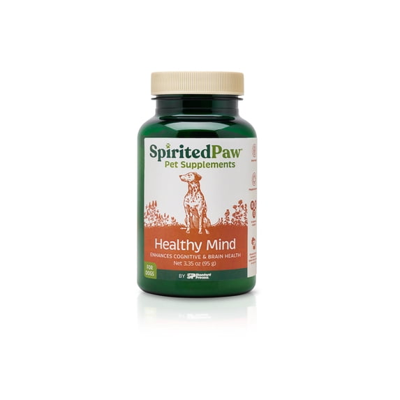 Spirited Paw® Healthy Mind, Powder, Net 3.35 oz (95g), 17-70-Day Supply