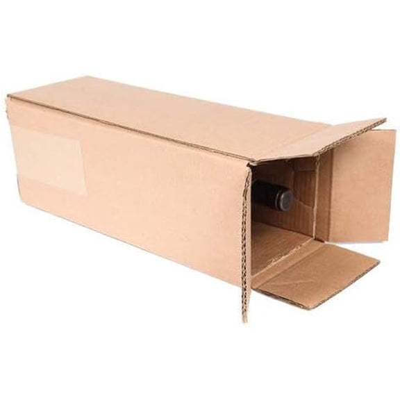 SpiritedShipper One Bottle Magnum Shipper - Kraft (10 Boxes and Inserts)$$Office