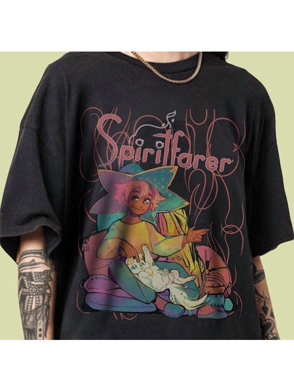 Spiritfarer T-shirt, Inspired Anime Game, Unisex T-shirt, Videogame Shirt, Graphic Anime Tee, Special T-shirt, Aesthetic Anime, Anime Gift