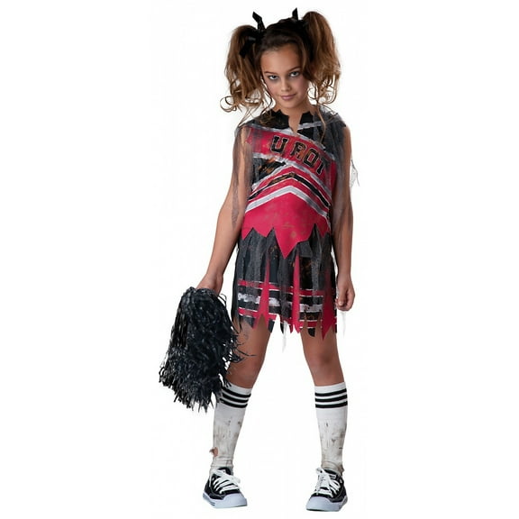 Spiritless Cheerleader Halloween Costume for Children, Girls Size Small (6), by InCharacter Costumes