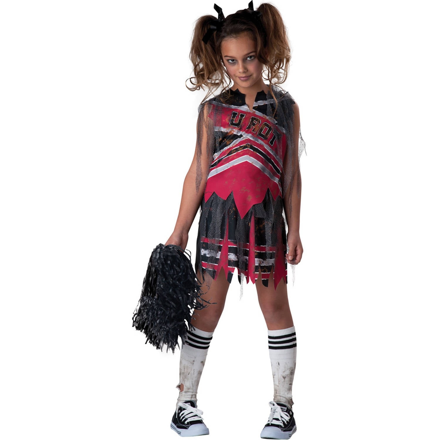 Spiritless Cheerleader Girl's Halloween Fancy-Dress Costume for Child ...