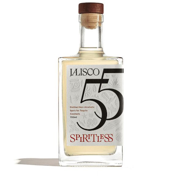 SPIRITLESS JALISCO 55 TEQUILA NON-ALCOHOLIC 700ML 1 BOTTLE