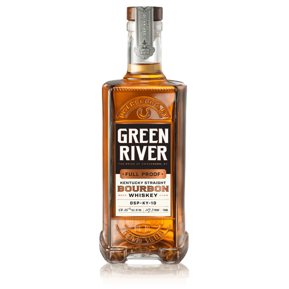 Green River Bourbon Full Proof American Whiskey, 750 ml 58.65% ABV