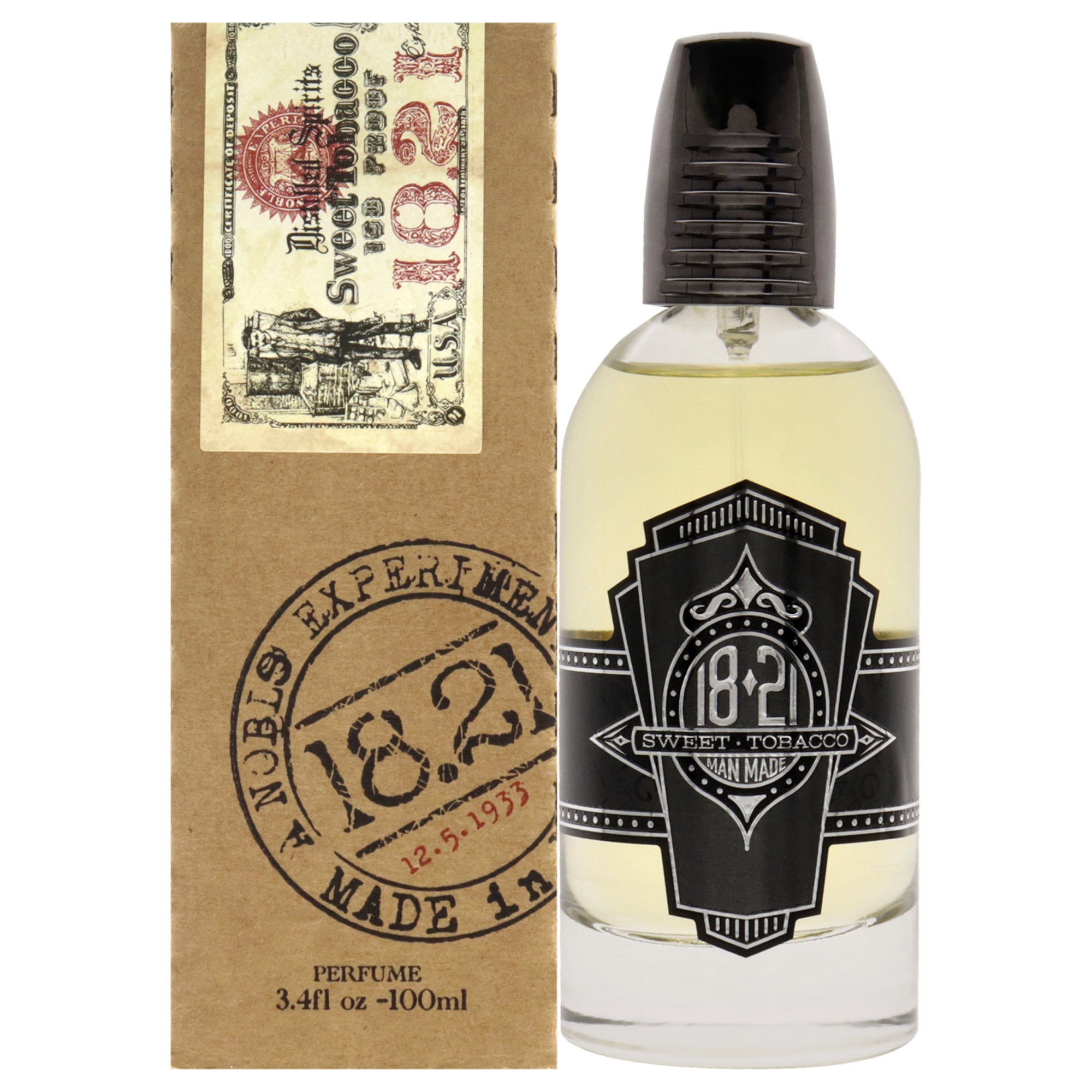 Spirits Sweet Tobacco by 18.21 Man Made for Men 3.4 oz Parfum Spray