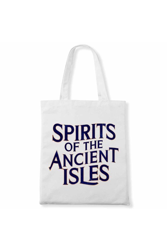 Spirits of the Ancient Isles Halloween Pumpkin Bats Pink October Holiday Canvas Bag 1Pc