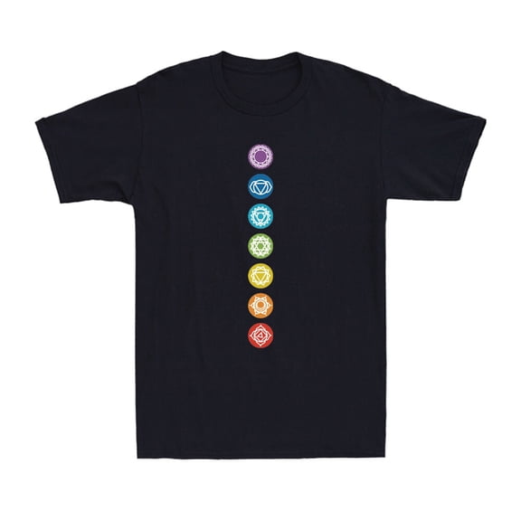Spiritual 7 Chakra Meditation Yoga Psychedelic Gift Unisex Graphic Shirt